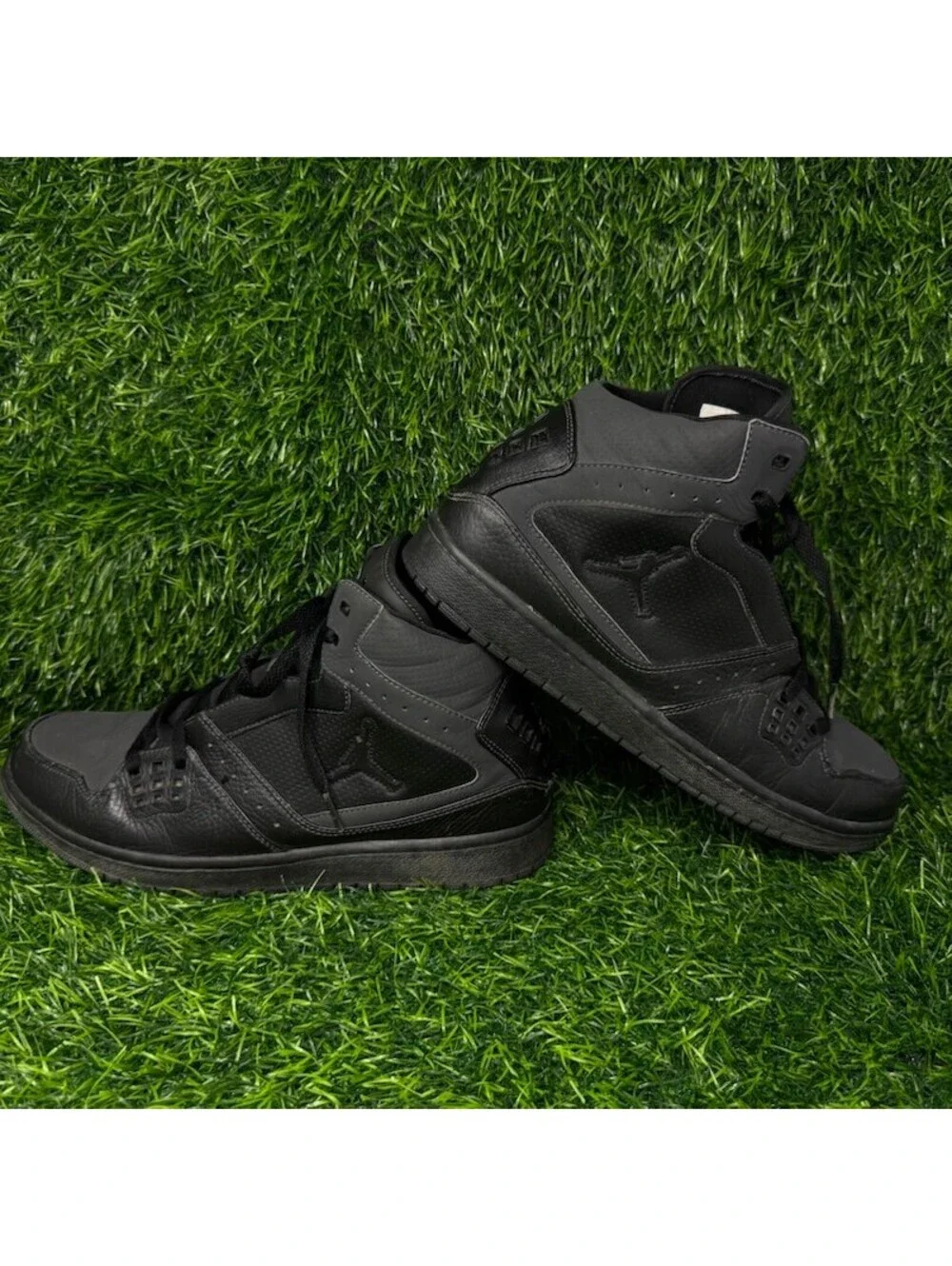 Nike Air Jordan 1 Flight 372704-006 Men's 11 Black Basketball Shoes 2284